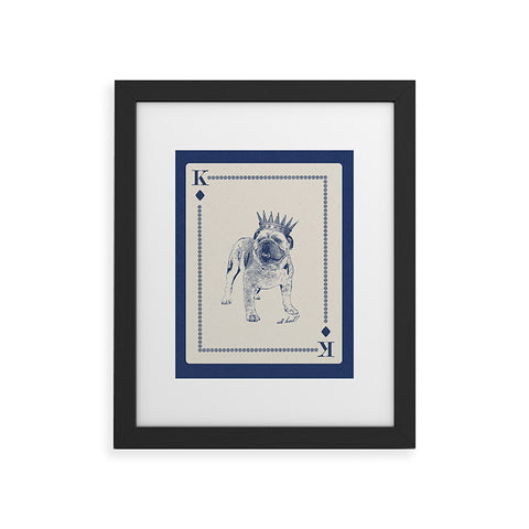 Society6 Design Studio All Hail the Bulldog Framed Art Print