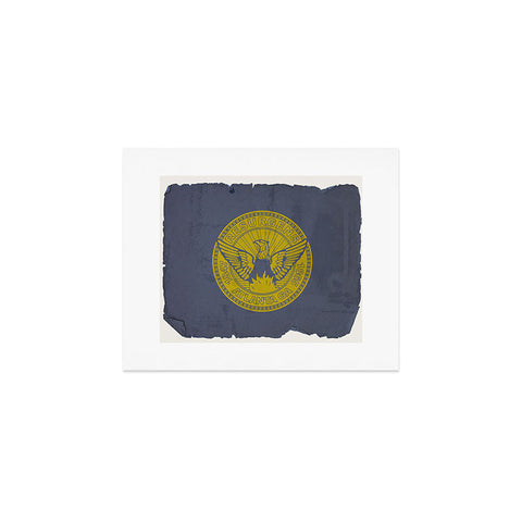 Society6 Design Studio Atlanta Flag Art Print