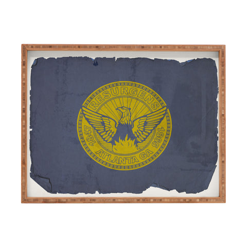 Society6 Design Studio Atlanta Flag Rectangular Tray