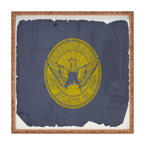 Society6 Design Studio Atlanta Flag Square Tray