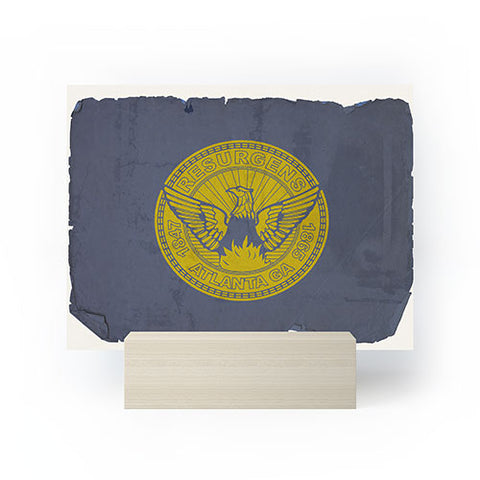 Society6 Design Studio Atlanta Flag Mini Art Print