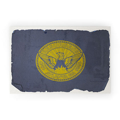 Society6 Design Studio Atlanta Flag Welcome Mat