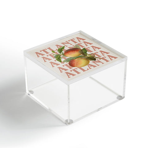 Society6 Design Studio Atlanta Peaches Acrylic Box