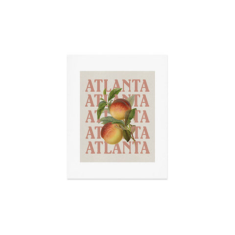 Society6 Design Studio Atlanta Peaches Art Print