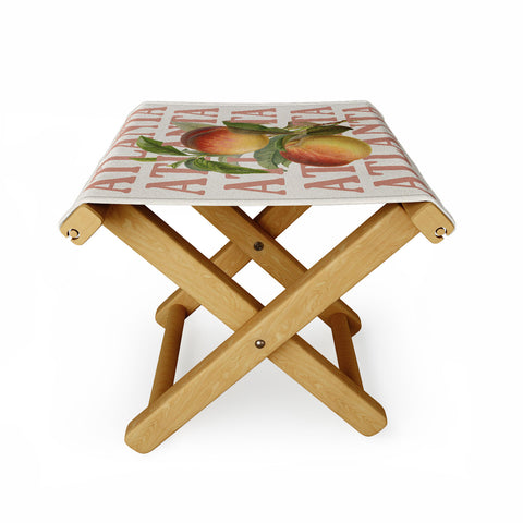Society6 Design Studio Atlanta Peaches Folding Stool