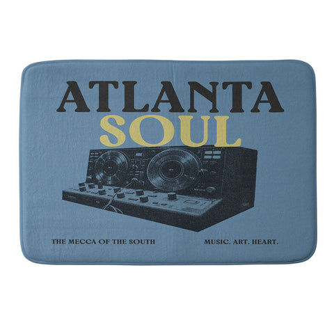 Society6 Design Studio Atlanta Soul Memory Foam Bath Mat