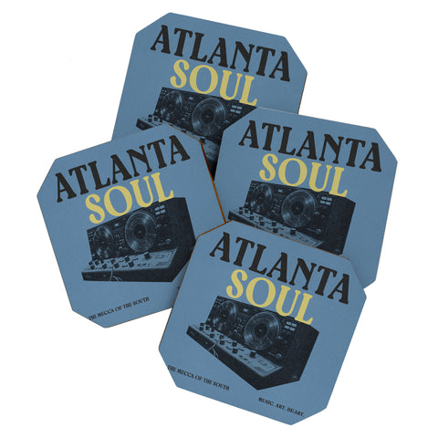 Society6 Design Studio Atlanta Soul Coaster Set