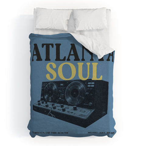 Society6 Design Studio Atlanta Soul Duvet Cover