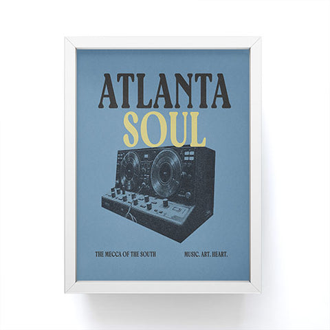 Society6 Design Studio Atlanta Soul Framed Mini Art Print