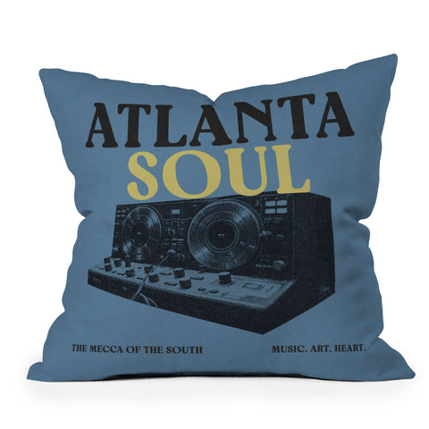 Society6 Design Studio Atlanta Soul Throw Pillow