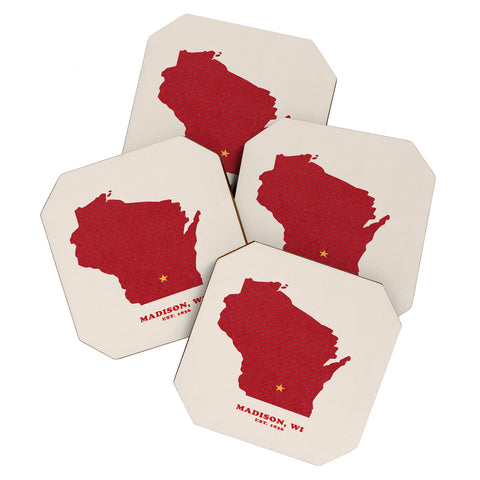 Society6 Design Studio Big Mitten Coaster Set