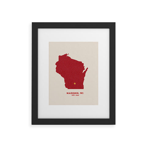 Society6 Design Studio Big Mitten Framed Art Print