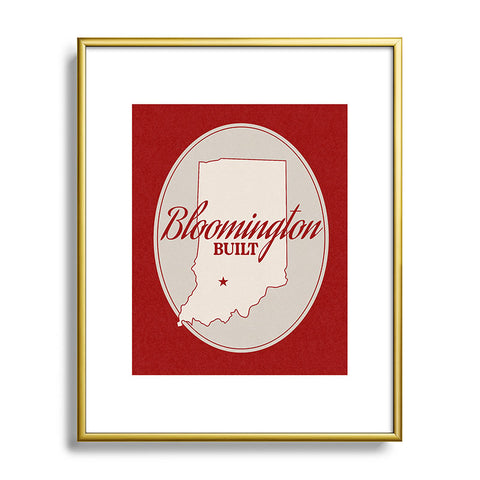 Society6 Design Studio bloomington built Metal Framed Art Print