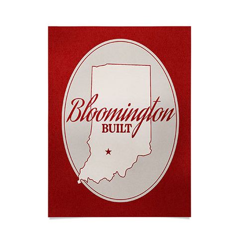 Society6 Design Studio bloomington built Poster