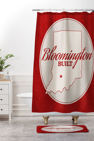 Society6 Design Studio bloomington built Shower Curtain And Mat