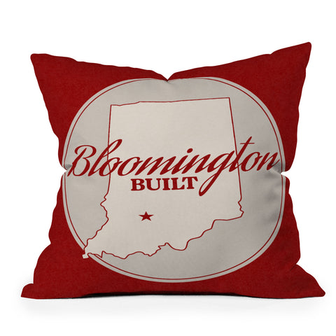 Society6 Design Studio bloomington built Throw Pillow