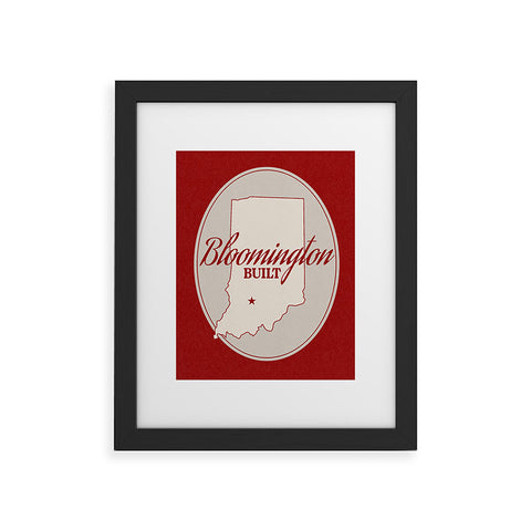 Society6 Design Studio bloomington built Framed Art Print