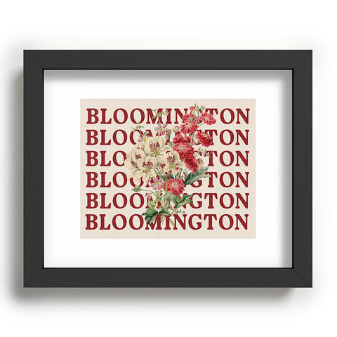 Society6 Design Studio bloomington in bloom Recessed Framing Rectangle