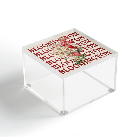 Society6 Design Studio bloomington in bloom Acrylic Box