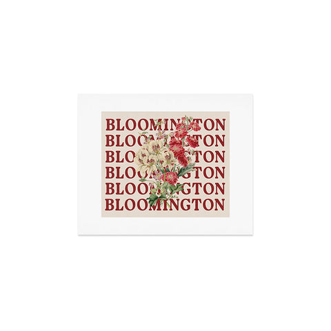 Society6 Design Studio bloomington in bloom Art Print