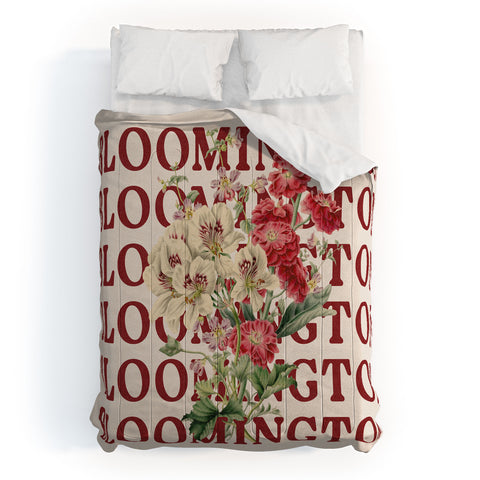 Society6 Design Studio bloomington in bloom Comforter