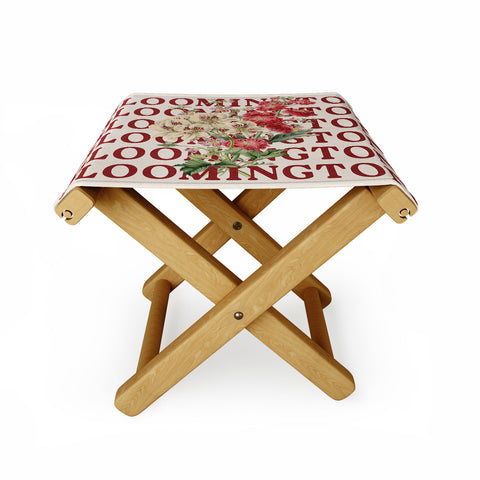 Society6 Design Studio bloomington in bloom Folding Stool