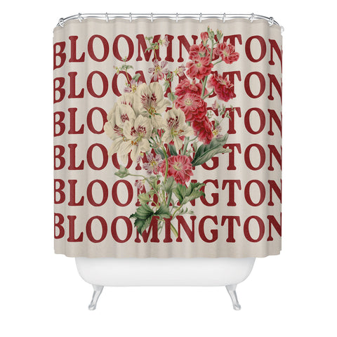Society6 Design Studio bloomington in bloom Shower Curtain
