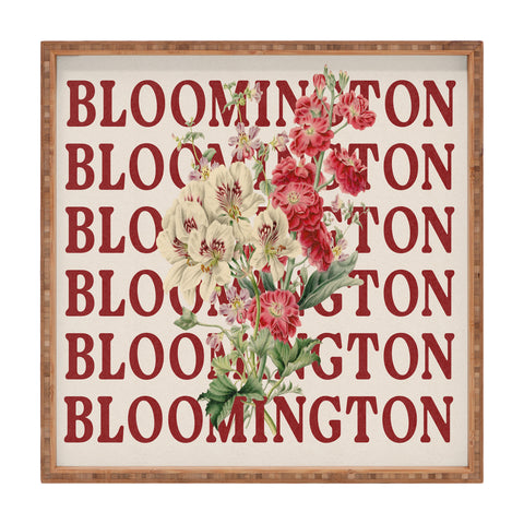 Society6 Design Studio bloomington in bloom Square Tray