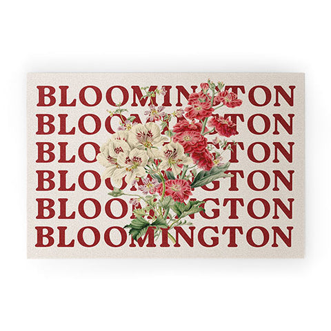Society6 Design Studio bloomington in bloom Welcome Mat