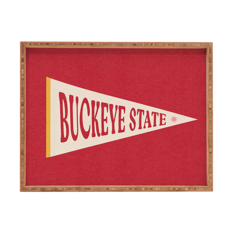 Society6 Design Studio Buckeye State Rectangular Tray