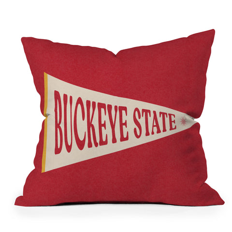 Society6 Design Studio Buckeye State Outdoor Throw Pillow