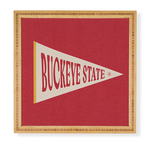 Society6 Design Studio Buckeye State Framed Wall Art