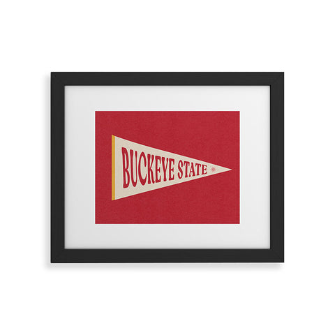 Society6 Design Studio Buckeye State Framed Art Print