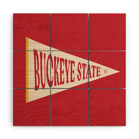 Society6 Design Studio Buckeye State Wood Wall Mural