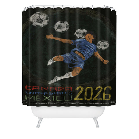 Society6 Design Studio Canada US Mexico 2026 Shower Curtain