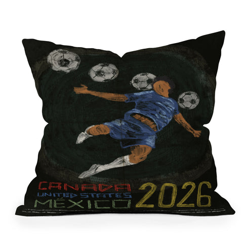 Society6 Design Studio Canada US Mexico 2026 Outdoor Throw Pillow