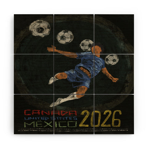 Society6 Design Studio Canada US Mexico 2026 Wood Wall Mural