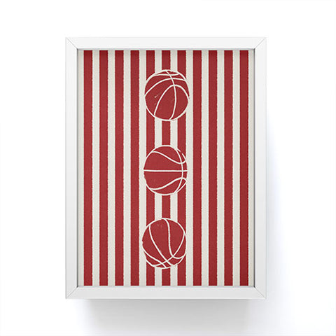 Society6 Design Studio candy stripe crew Framed Mini Art Print