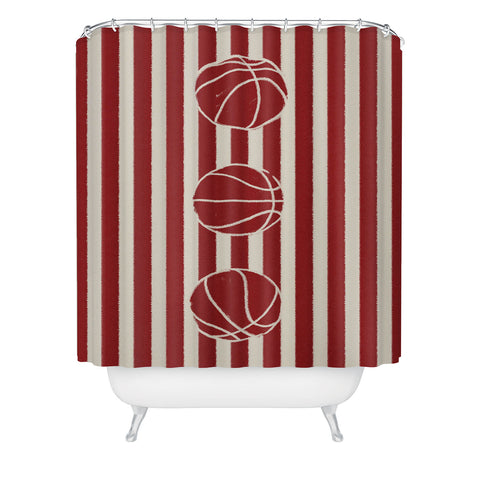Society6 Design Studio candy stripe crew Shower Curtain