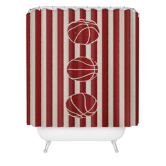 Society6 Design Studio candy stripe crew Shower Curtain