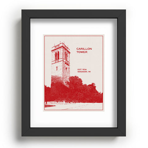 Society6 Design Studio Carillon Bell Tower Recessed Framing Rectangle