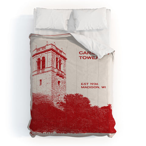 Society6 Design Studio Carillon Bell Tower Comforter