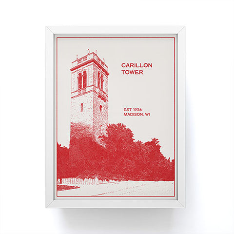 Society6 Design Studio Carillon Bell Tower Framed Mini Art Print