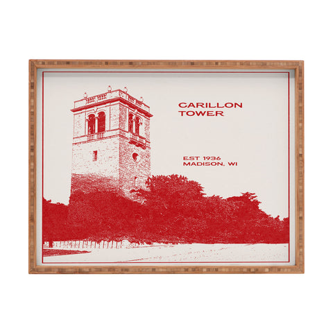 Society6 Design Studio Carillon Bell Tower Rectangular Tray