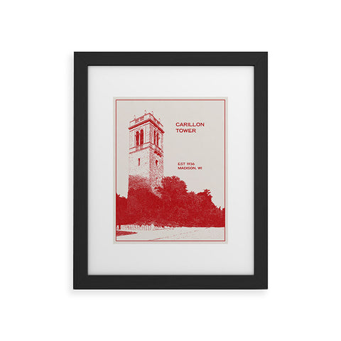 Society6 Design Studio Carillon Bell Tower Framed Art Print