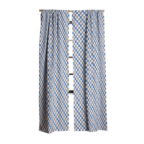Society6 Design Studio Checkered Y Pattern Blackout Window Curtain