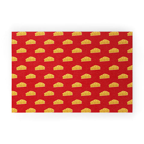 Society6 Design Studio Cheeeeese Welcome Mat
