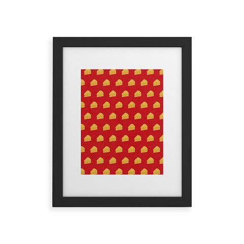 Society6 Design Studio Cheeeeese Framed Art Print