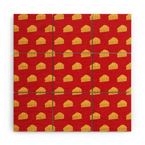 Society6 Design Studio Cheeeeese Wood Wall Mural
