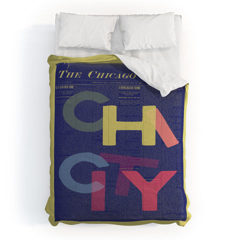 Society6 Design Studio Chi City Comforter